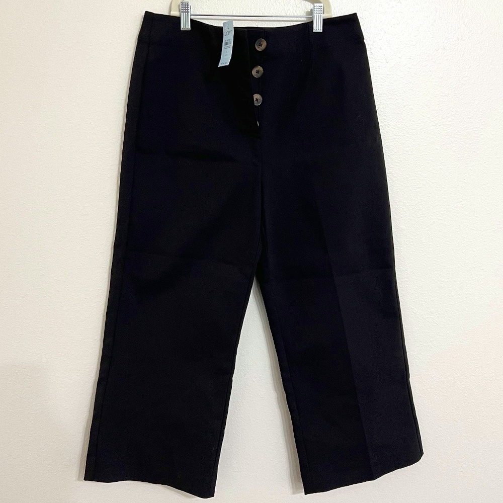 LOFT Black Chino Pants Size 10P